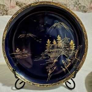 Cobalt Blue Japanese playe set of 2